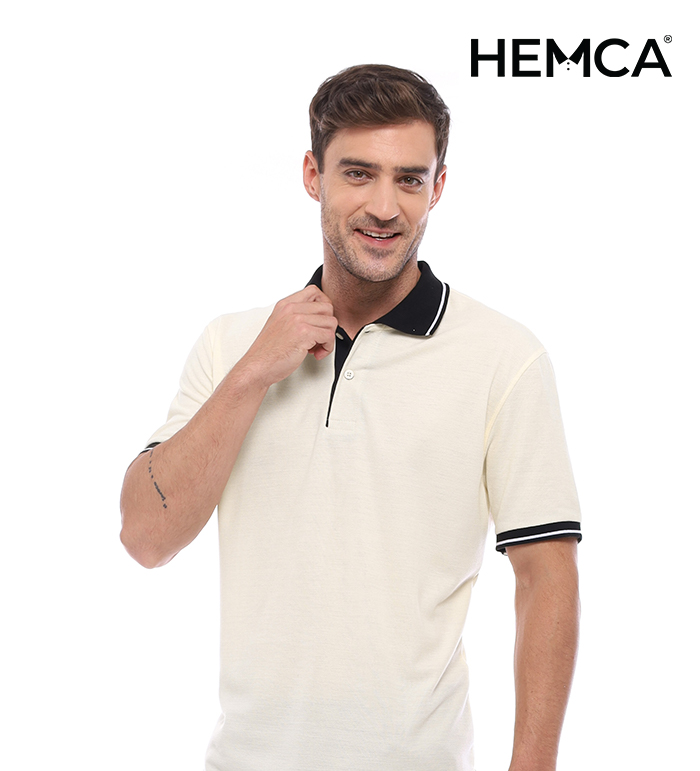 Polo Polos Cream Kombinasi