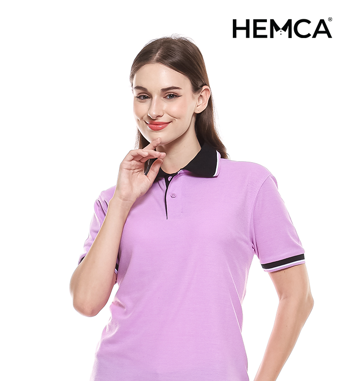 Polo Polos Lilac Kombinasi