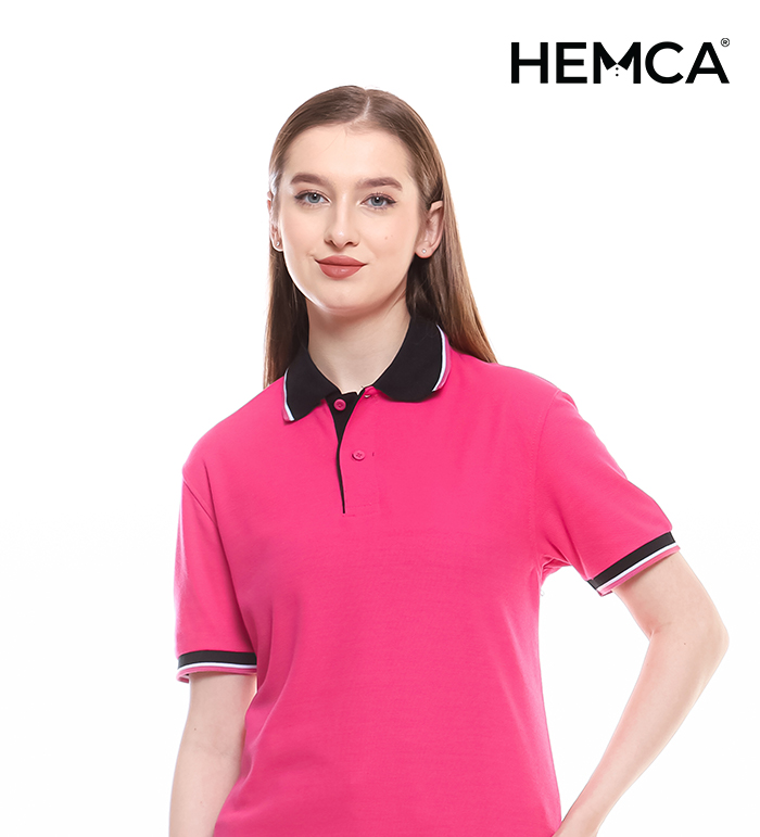 Polo Polos Merah Fanta Kombinasi