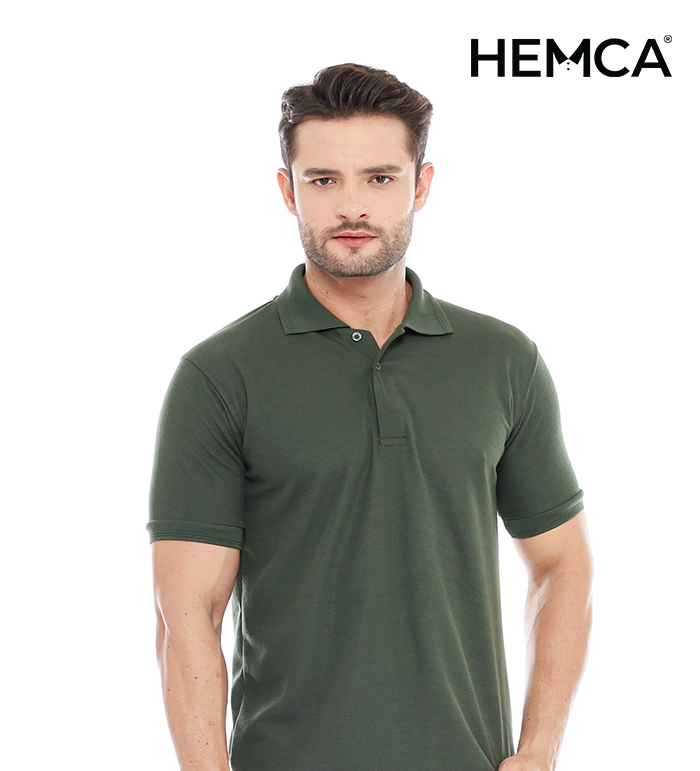 Polo Polos Hijau Army
