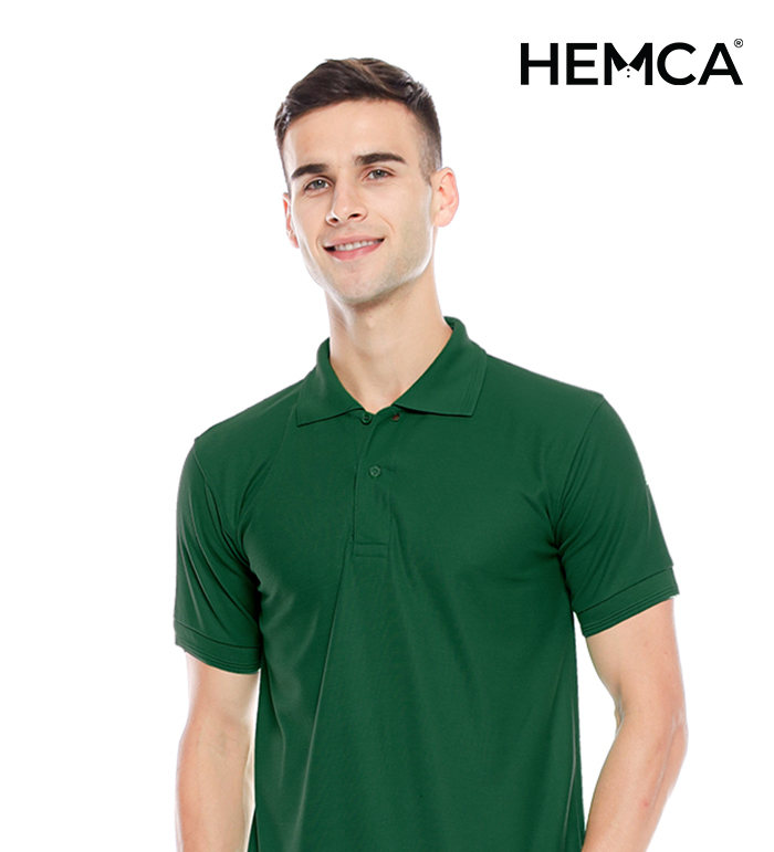 Polo Polos Hijau Botol