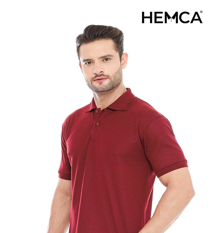Polo Polos Merah Marun